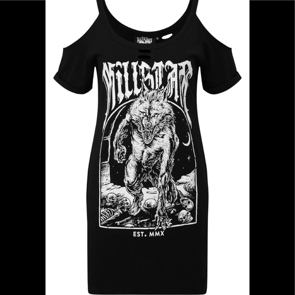 Killstar Hungry Distressed Top - Picture 3 of 3